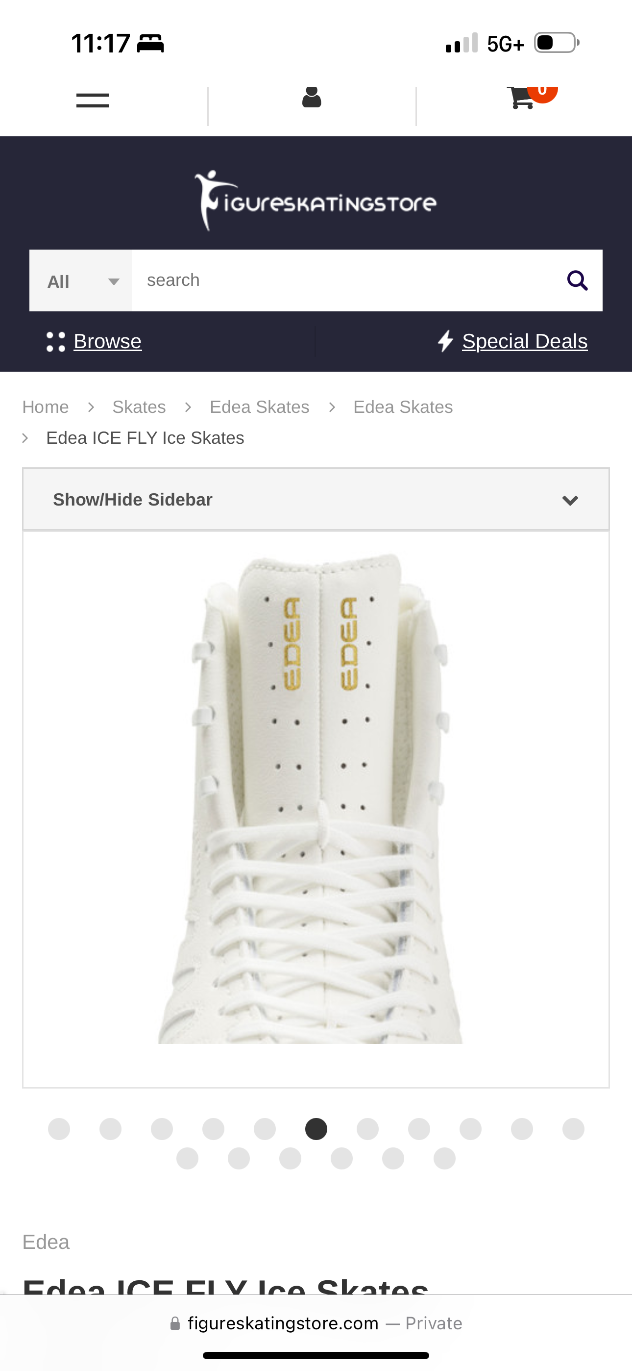 Quality Gently Used Figure Skates