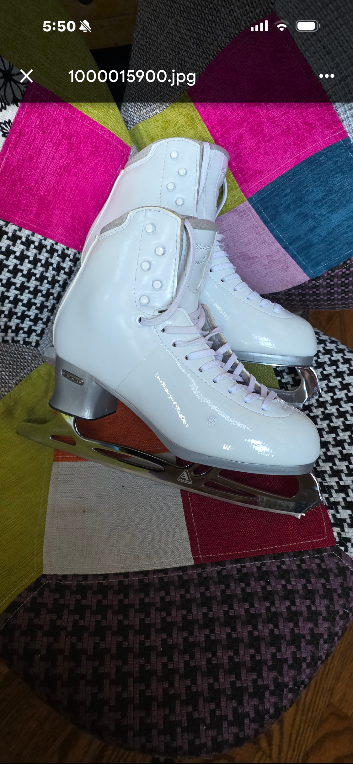 Quality Gently Used Figure Skates