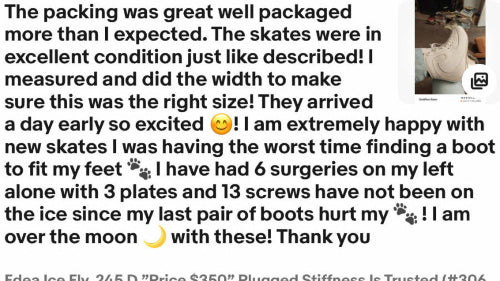 Quality Gently Used Figure Skates